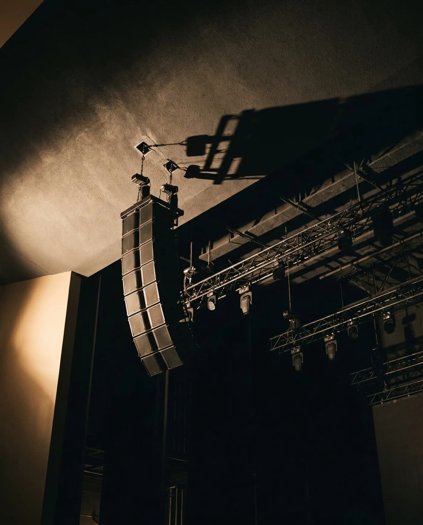 Professional Audio & PA Systems — representative visual (illustrative scene, not a project photograph)