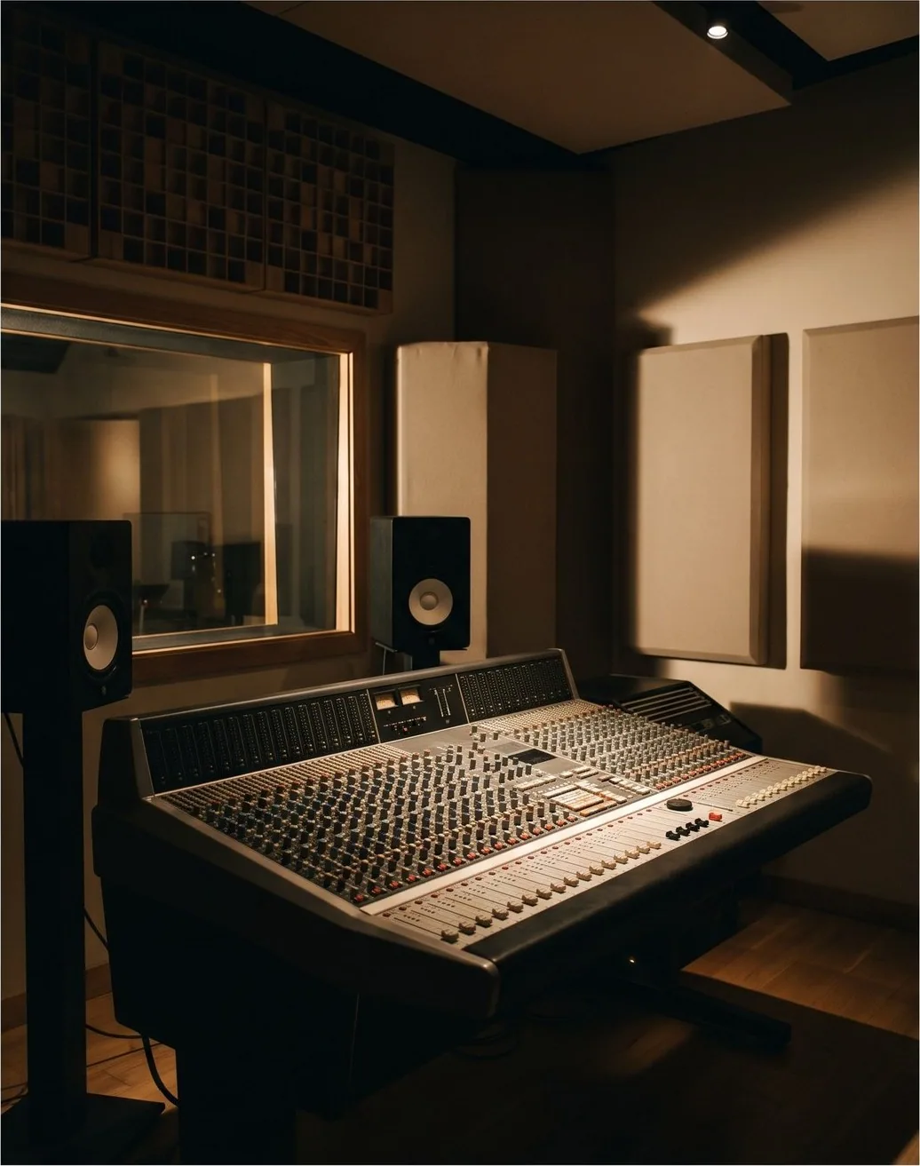 Recording Studios & Nightlife — representative visual (illustrative scene, not a project photograph)
