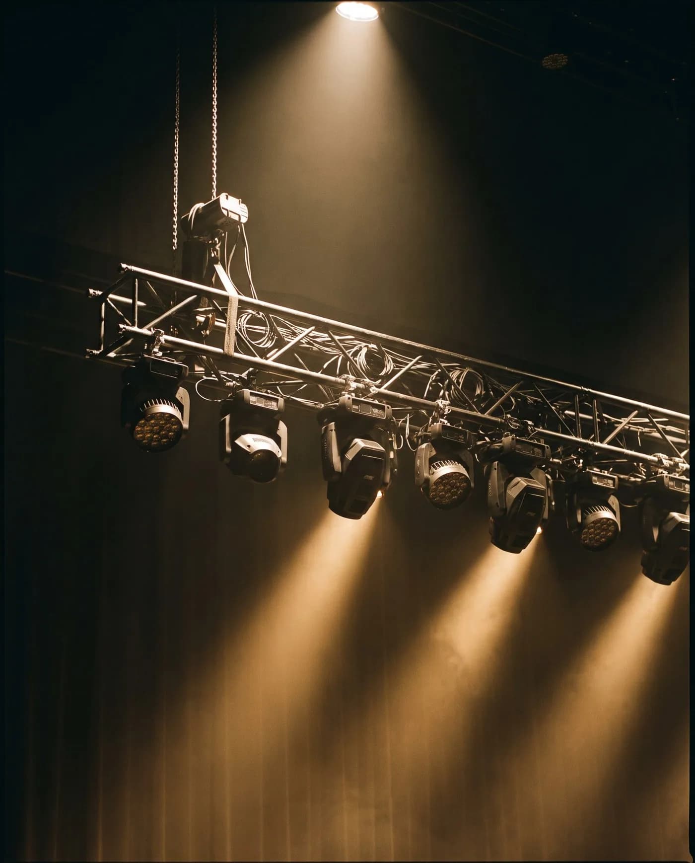 Stage Lighting — representative visual (illustrative scene, not a project photograph)