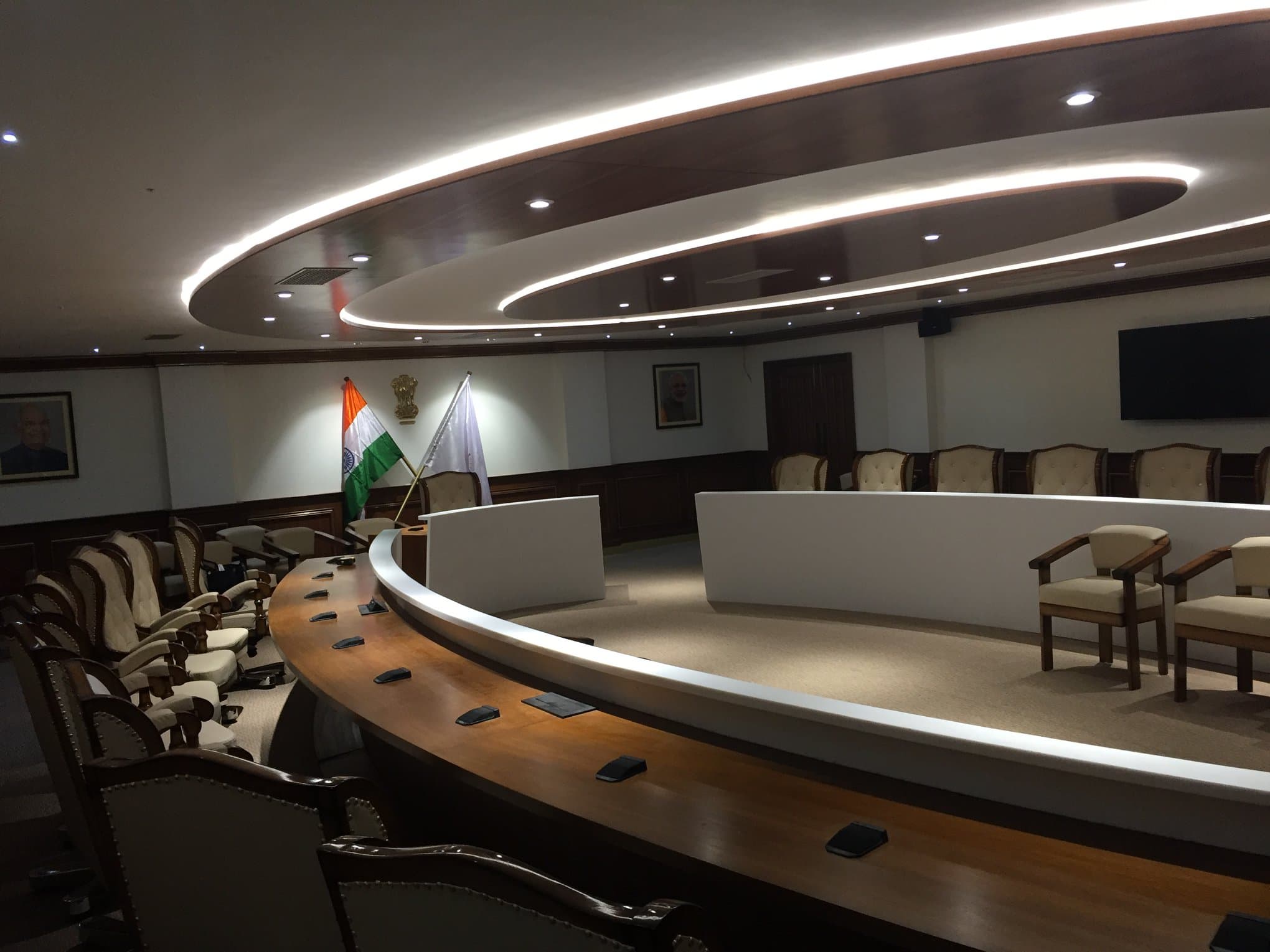 Cabinet Conference Room, Arunachal Pradesh Secretariat — system installation view