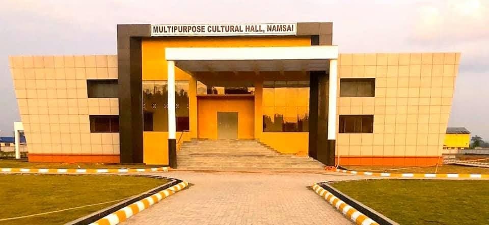 Multipurpose Cultural Hall, Namsai — installed system, working room view