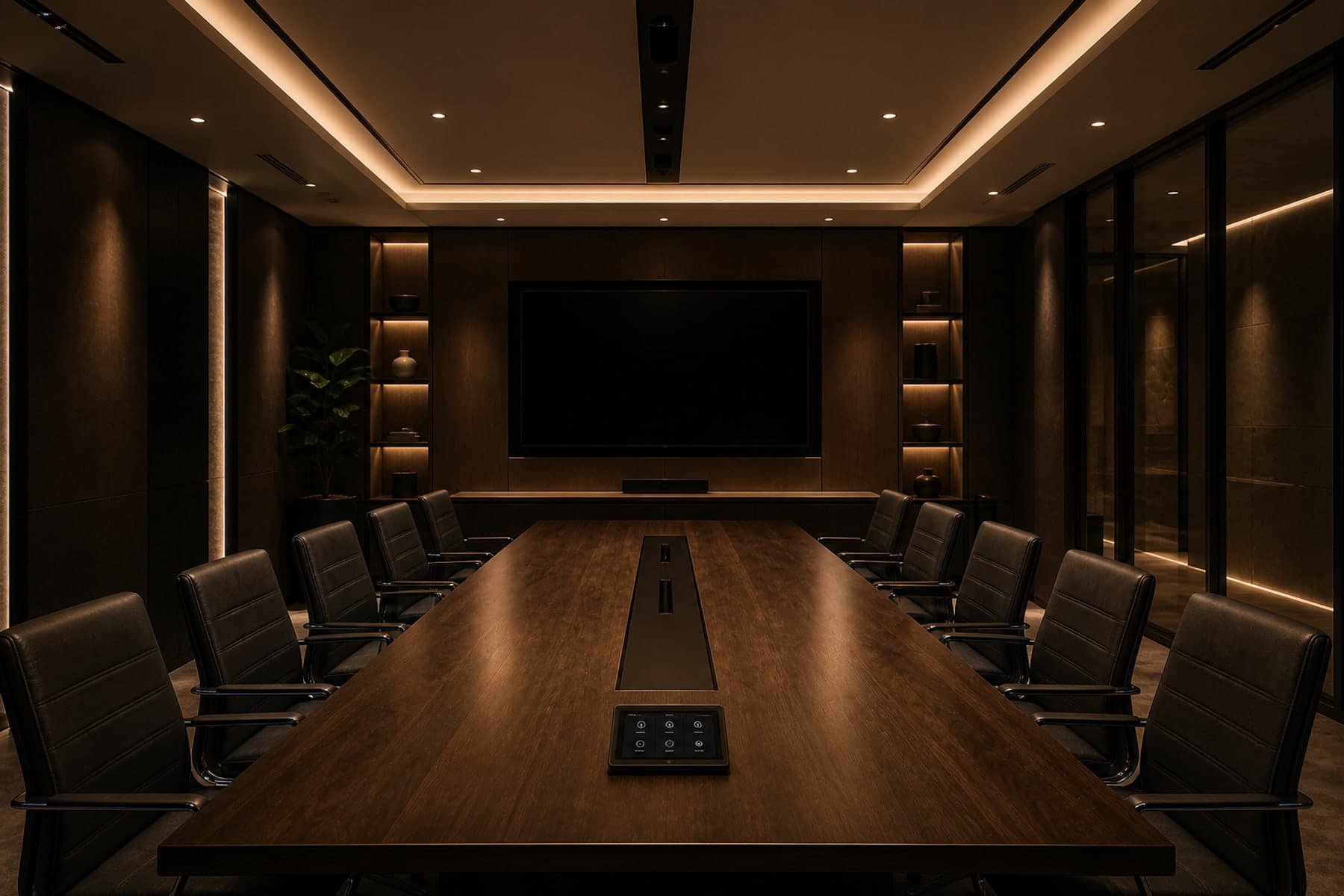 Conference Room AV — premium installation context