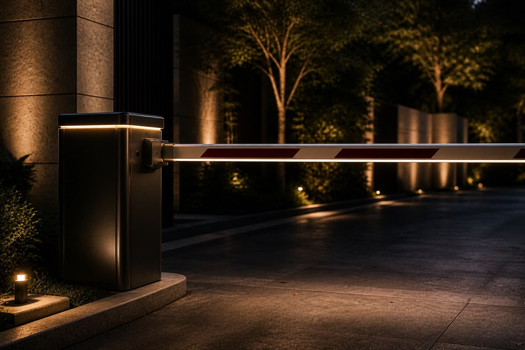Boom Barriers & Motorised Gates — premium installation context
