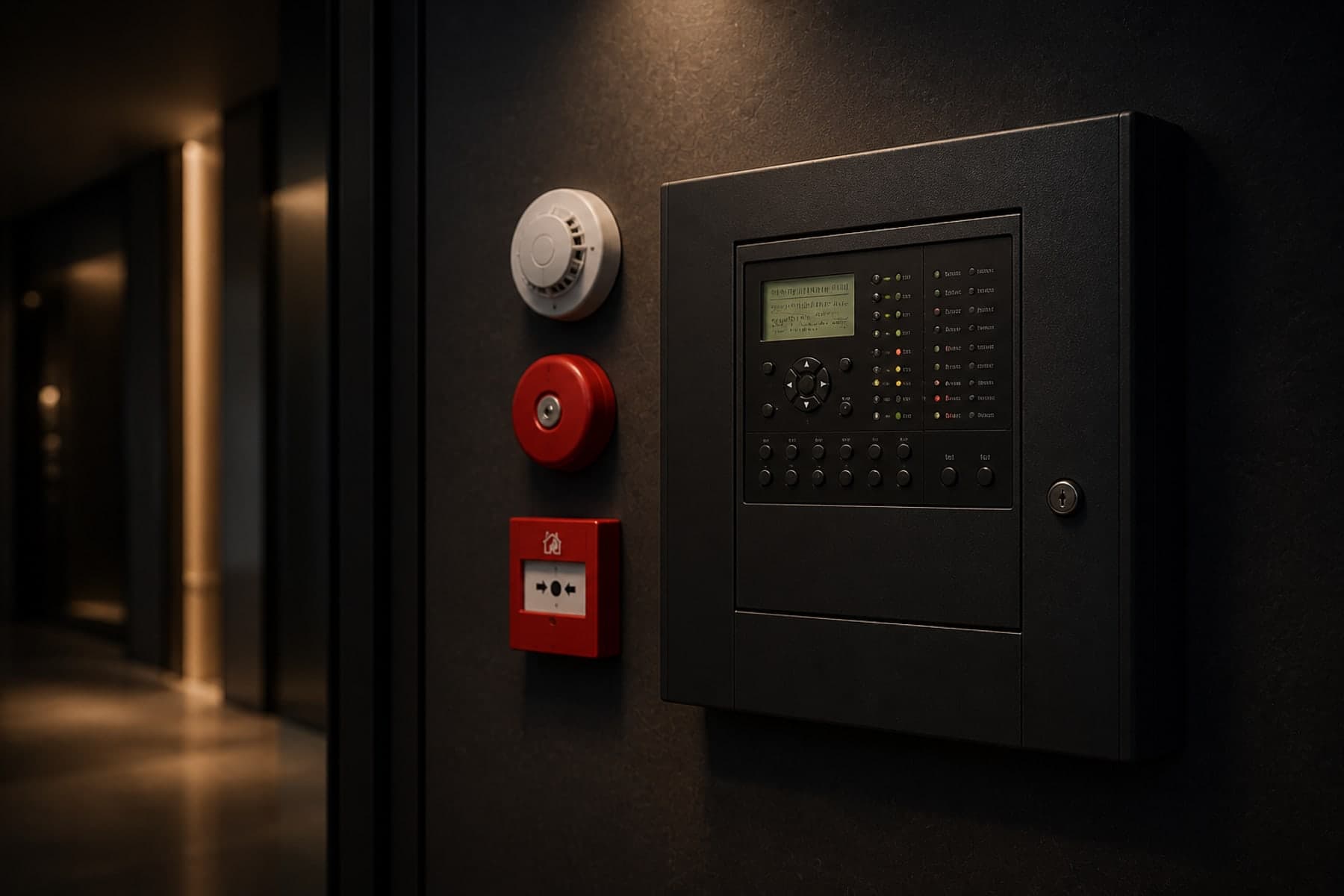 Fire Alarm System — premium installation context