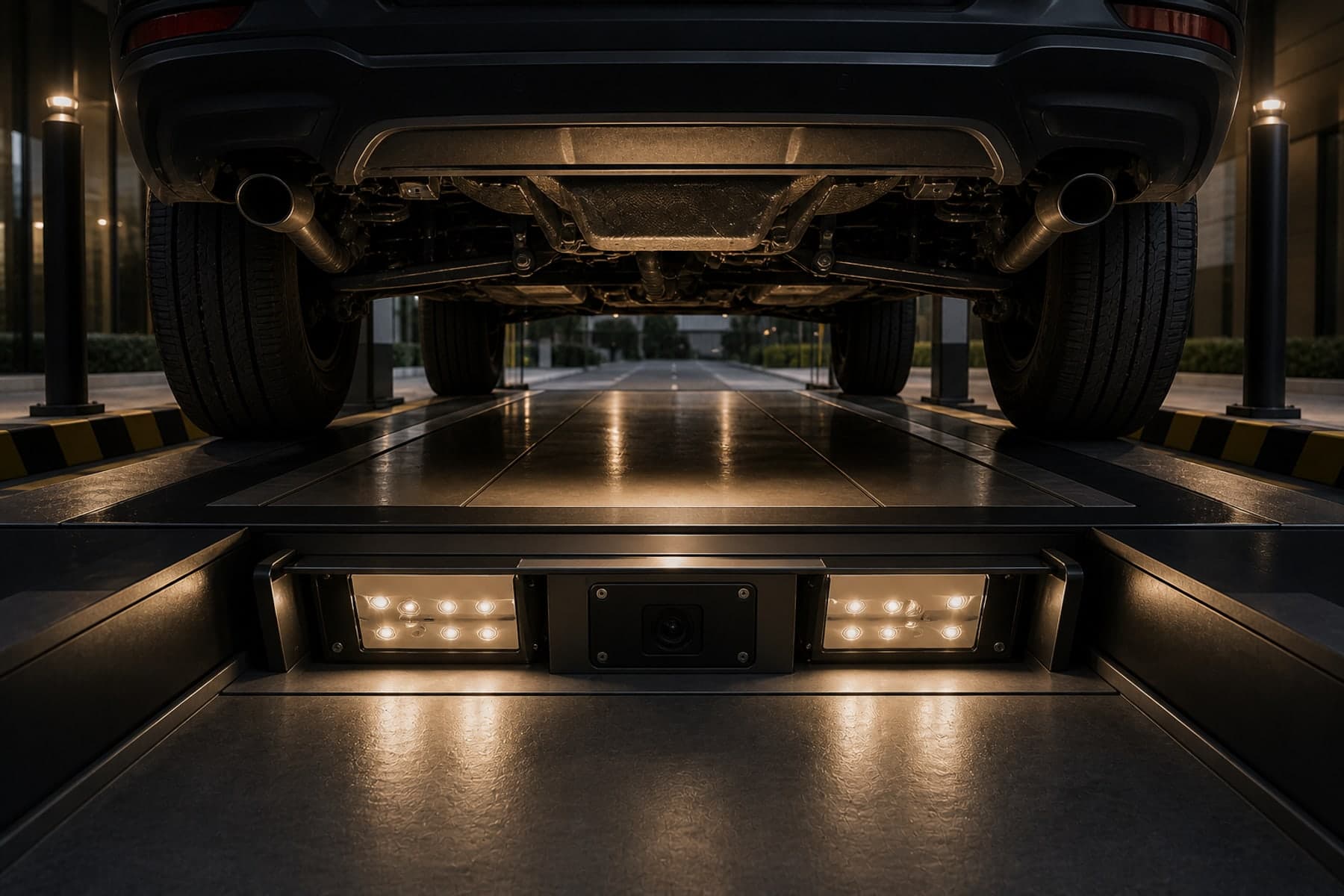 Under Vehicle Surveillance (UVSS) — premium installation context