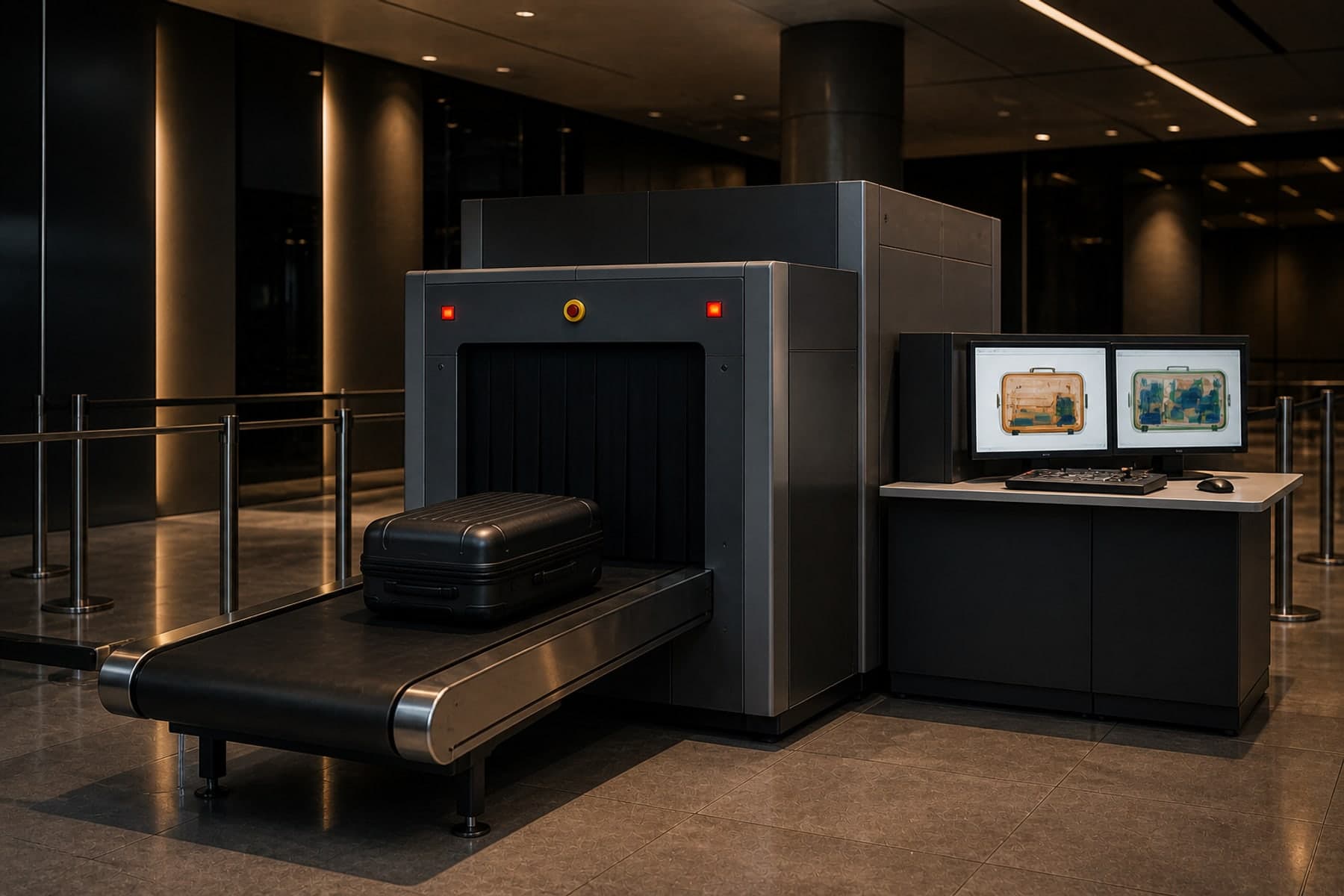 X-Ray Baggage Scanners — premium installation context