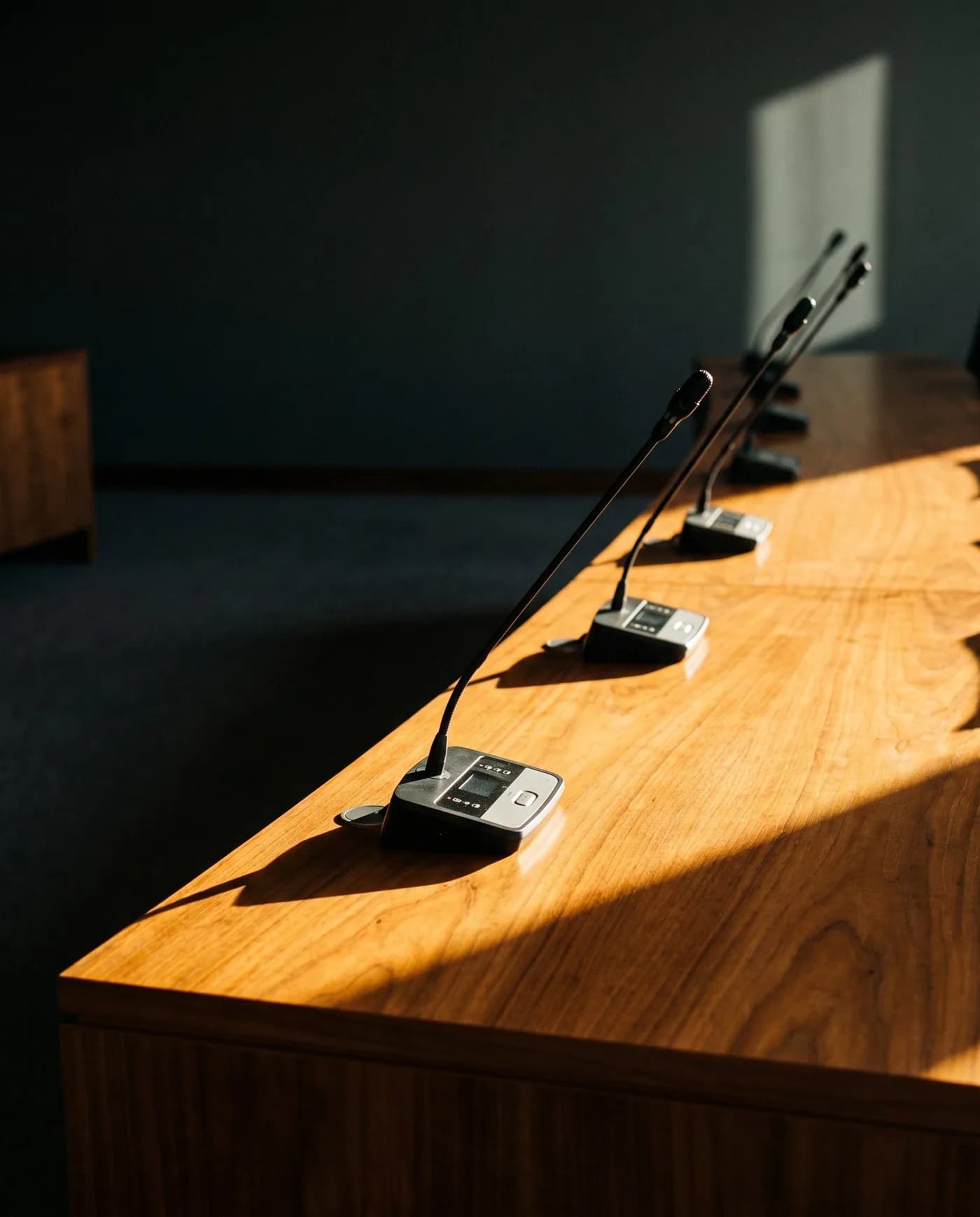 Digital Conferencing & Voting Systems — representative visual (illustrative scene, not a project photograph)