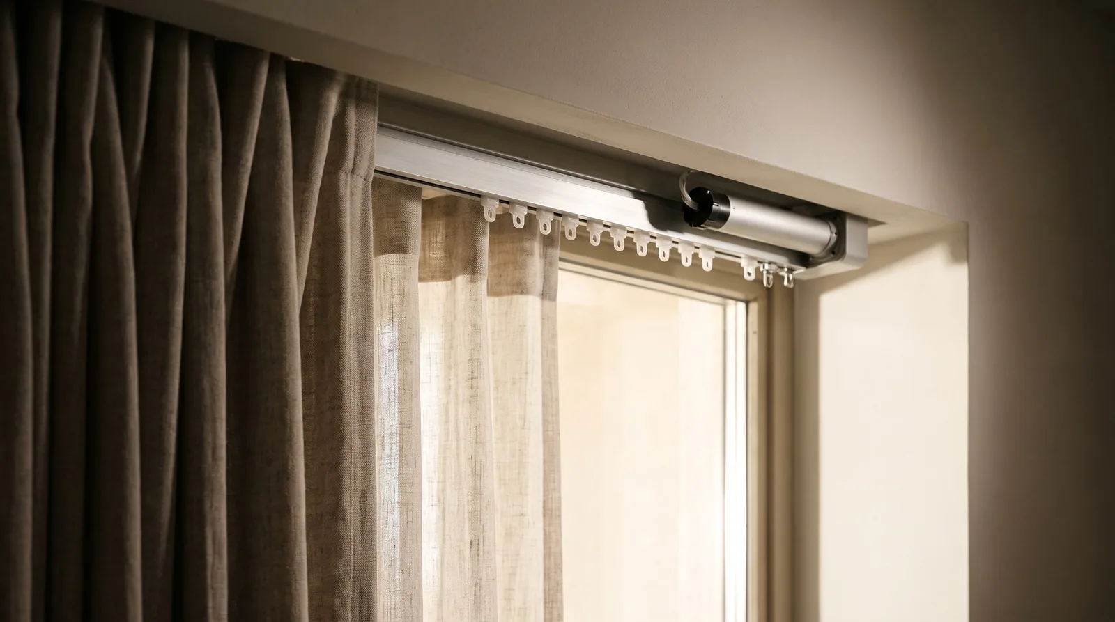 Drapery & Shading Control — representative visual (illustrative scene, not a project photograph)