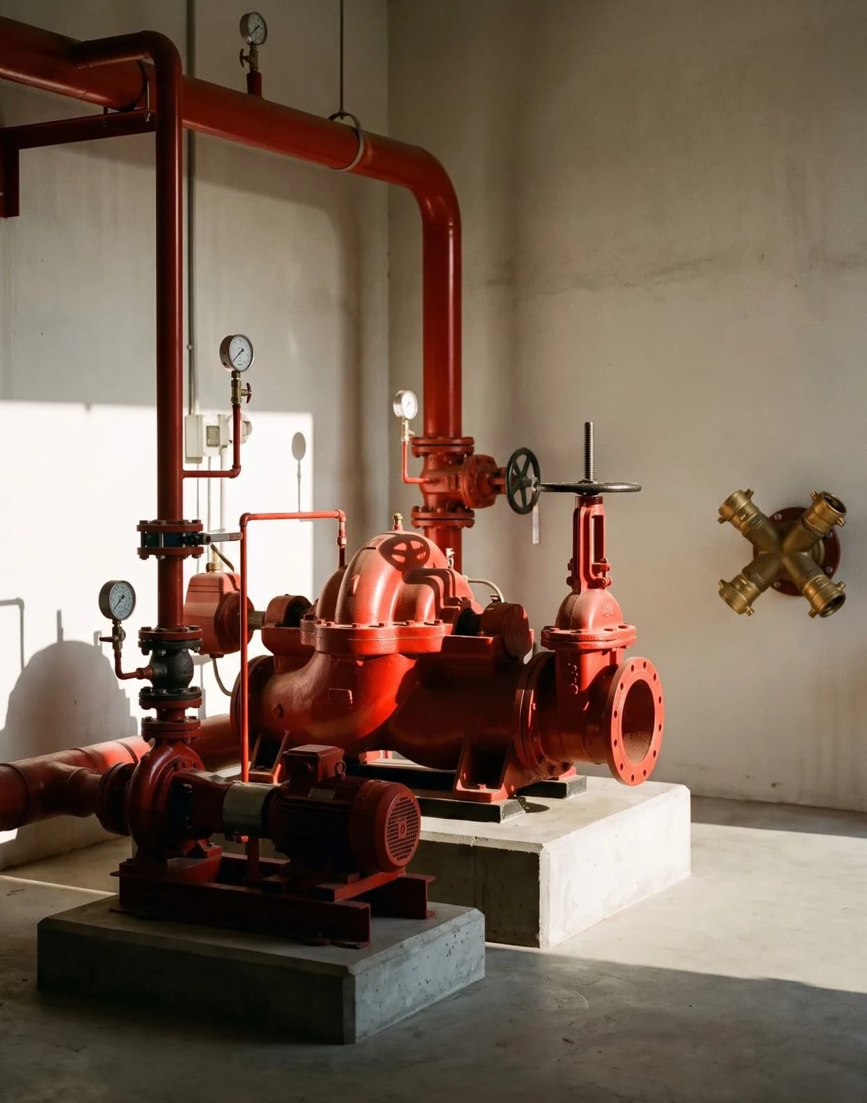 Fire Hydrant System — representative visual (illustrative scene, not a project photograph)