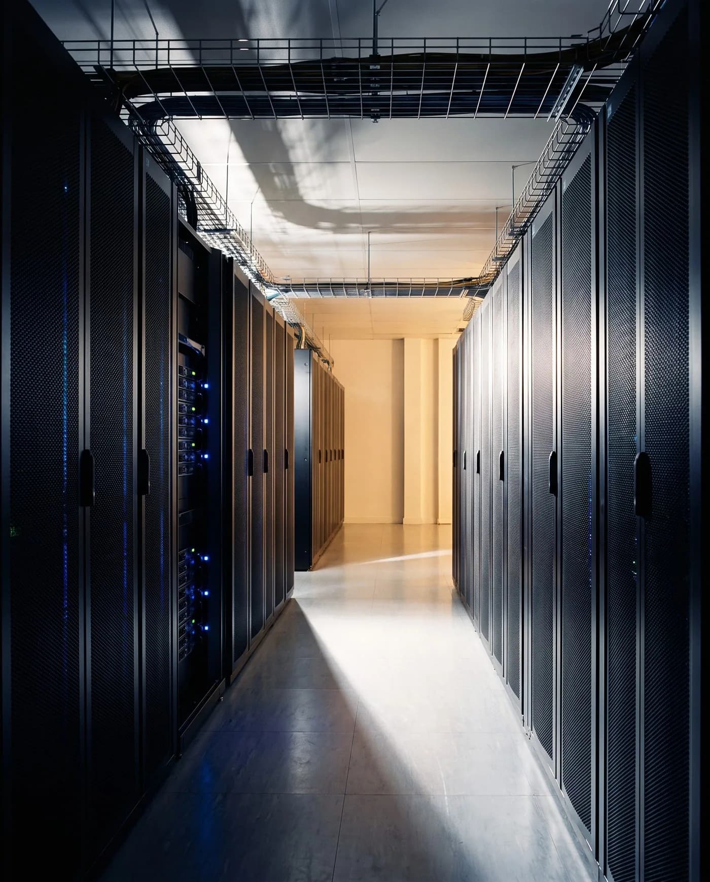Servers, Storage & Data Centre — representative visual (illustrative scene, not a project photograph)