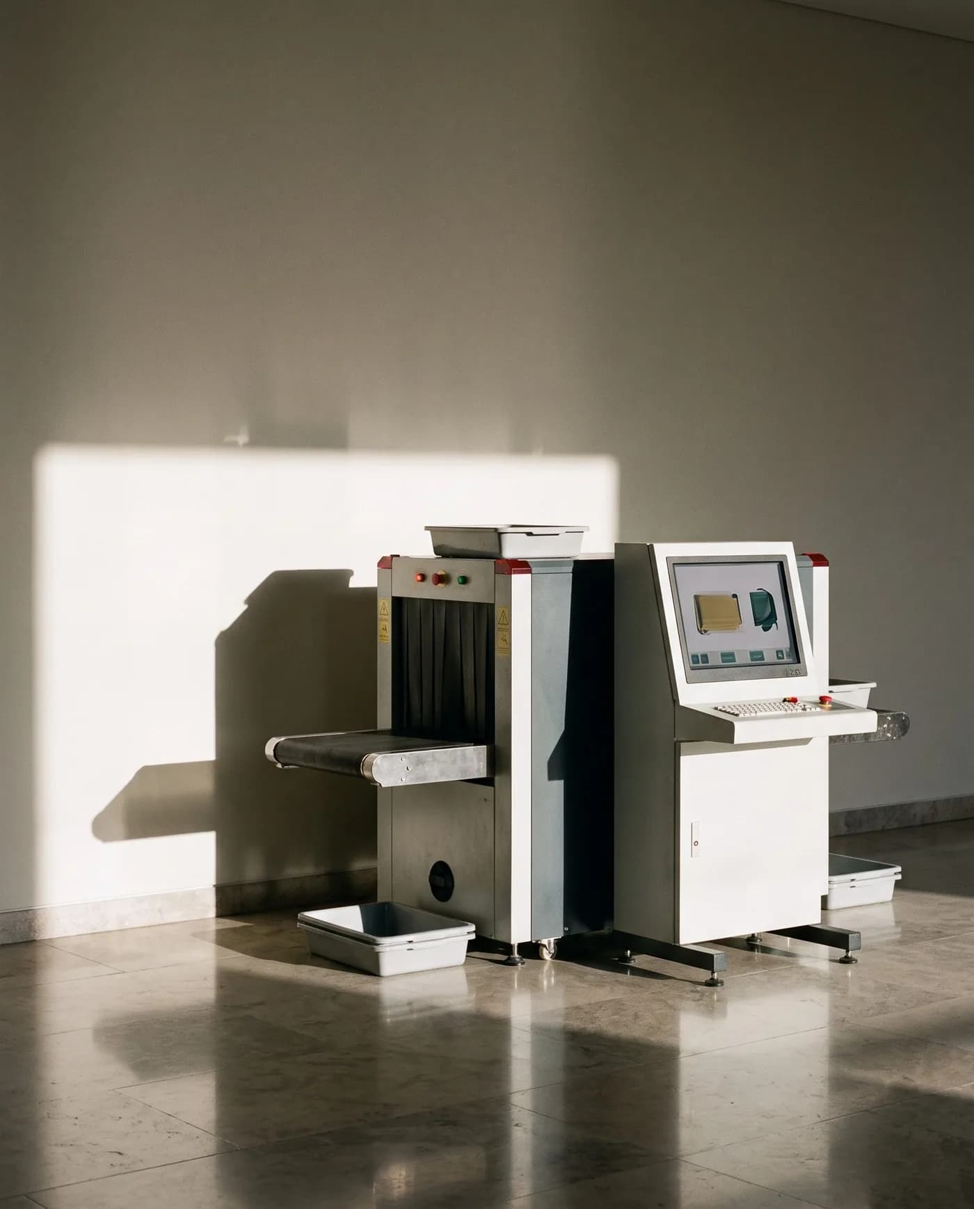 X-Ray Baggage Scanners — representative visual (illustrative scene, not a project photograph)