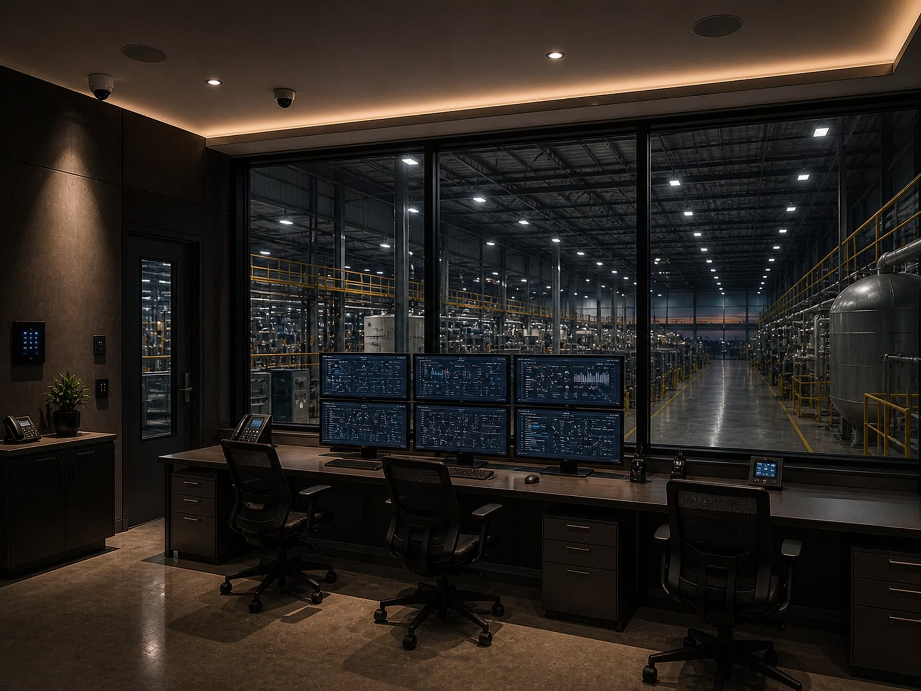 Industrial & Warehousing — premium installation context.