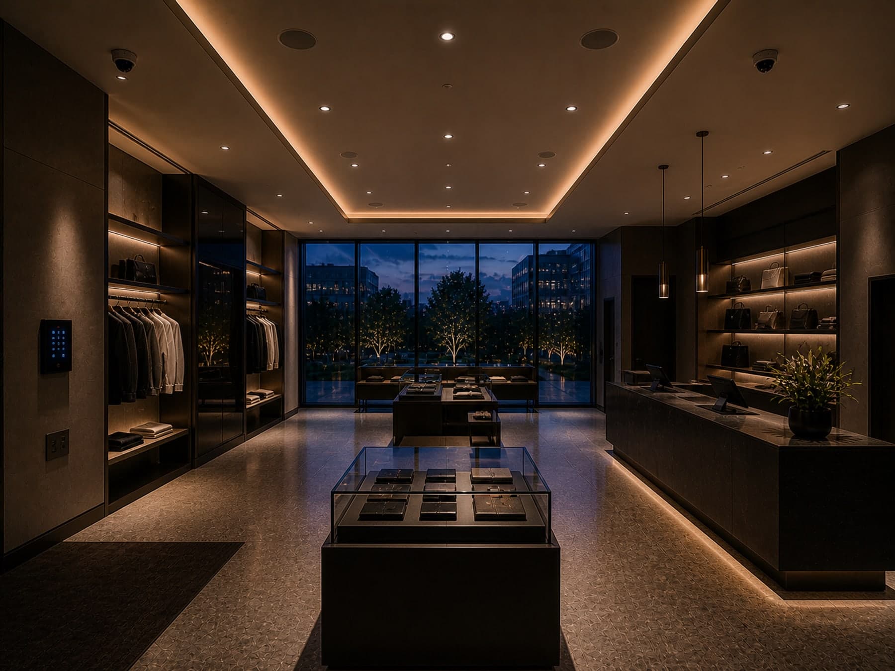 Retail & Malls — premium installation context.