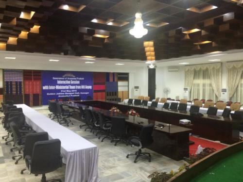 Government event hall project reference at the Golden Jubilee Banquet Hall, Itanagar